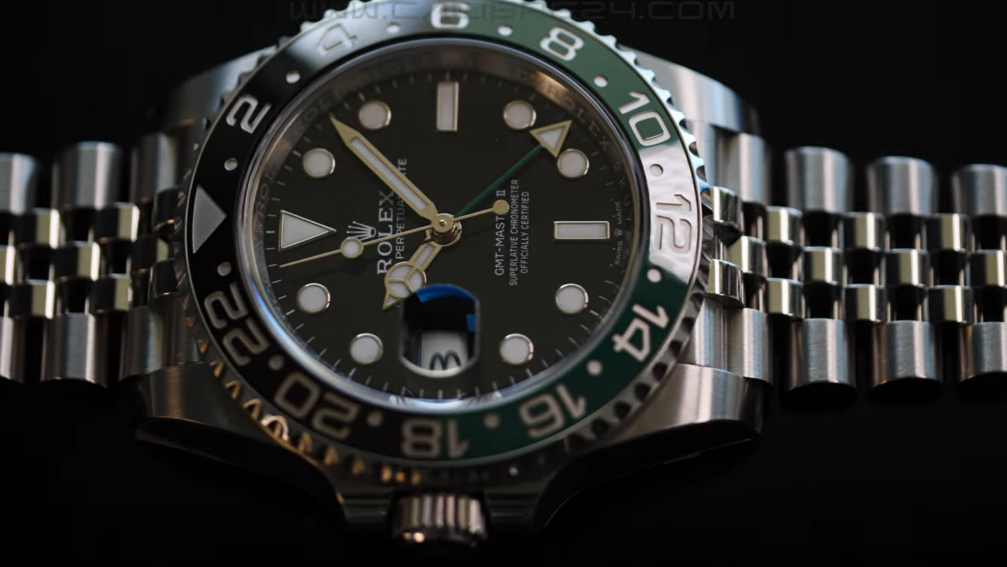 [4K] ROLEX GMT MASTER Lefty Sprite HANDS-ON Review & Wrist shots ...