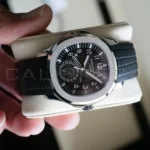Patek Philippe Aquanaut Travel Time 5164A-001 2022 full set box papers serial hang tag Calibre24 Perth Australia