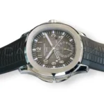 Patek Philippe Aquanaut Travel Time 5164A-001 steel black dial 2022 discontinued front view