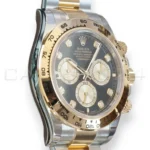 Rolex Cosmograph Daytona 126503 two tone bright black diamond set dial Brand New factory Stickered full set with box and papers available at Calibre24 Luxury Watches Perth Australia