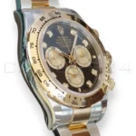 Rolex Cosmograph Daytona 126503 two tone bright black diamond set dial Brand New factory Stickered full set with box and papers available at Calibre24 Luxury Watches Perth Australia