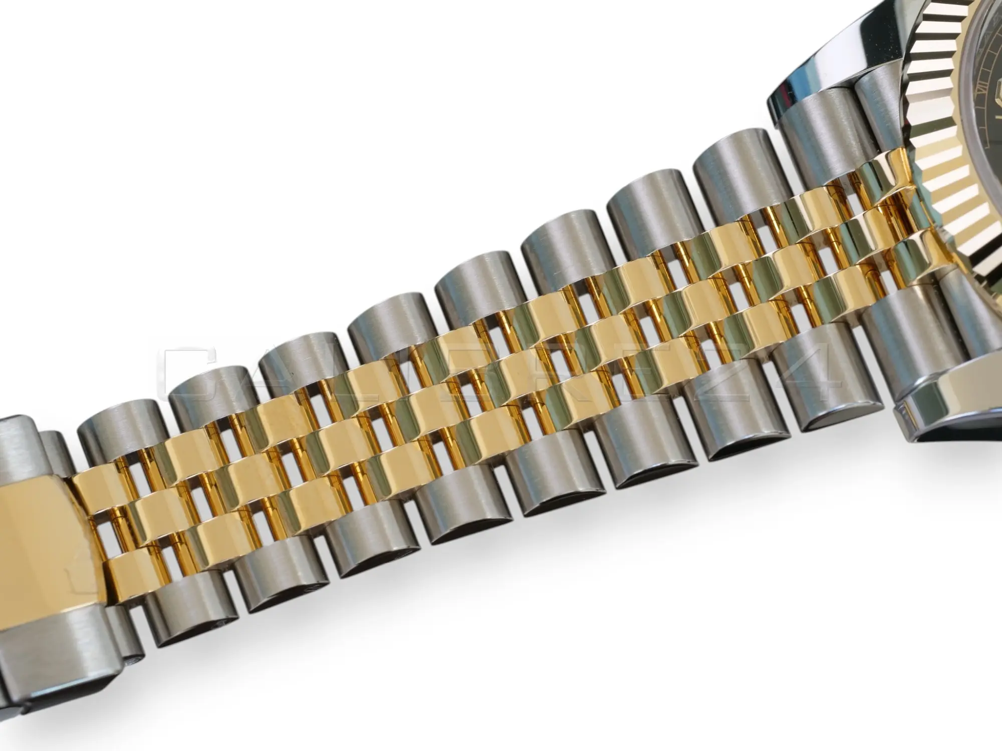 Rolex Datejust 41 Black Diamond Set Yellow Gold two tone 126333 fluted Bezel Jubilee Bracelet 2022 Brand New Old Stock Unworn - full set with box and papers available at Calibre24 Luxury Watches Perth Australia