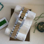 Rolex Datejust 41 Black Diamond Set Yellow Gold two tone 126333 fluted Bezel Jubilee Bracelet 2022 Brand New Old Stock Unworn - full set with box and papers available at Calibre24 Luxury Watches Perth Australia