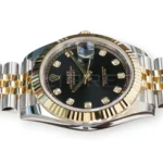 Rolex Datejust 41 Black Diamond Set Yellow Gold two tone 126333 fluted Bezel Jubilee Bracelet 2022 Brand New Old Stock Unworn - full set with box and papers available at Calibre24 Luxury Watches Perth Australia