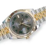 Rolex Datejust 41 wimbledon 126333 Fluted Bezel Jubilee Bracelet two tone Yellow Gold Brand New 2026 unworn full set with box and papers available at Calibre24 Luxury Watches Perth Australia