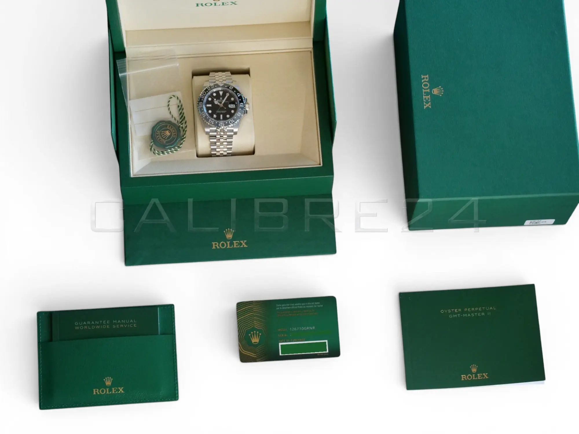 Rolex GMT Master II BATMAN 126710GRNR Brand New 2026 Full set with Box and Papers for sale at Calibre24 Perth Australia