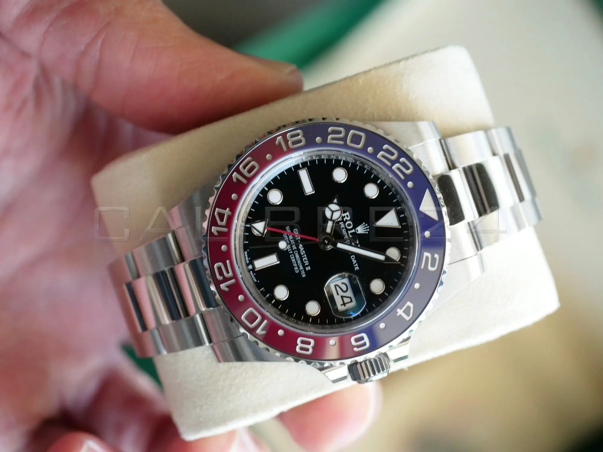 Rolex GMT-Master II Pepsi 126710BLRO discontinued Q4 2025 full set original Rolex boxes manuals warranty card hang tag Calibre24 Perth