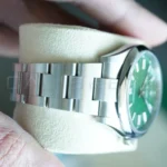 Rolex Oyster Perpetual 41 124300 Green Dial 2024 full set with box and papers available at Calibre24 Luxury Watches Perth Australia
