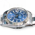 Rolex Sky-Dweller Blue Dial 326934 Oyster Bracelet New Unworn New Old Stock 2022 full set with box and papers for sale at Calibre24 Luxury Watches Perth Australia 07