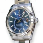 Rolex Sky-Dweller Blue Dial 326934 Oyster Bracelet New Unworn New Old Stock 2022 full set with box and papers for sale at Calibre24 Luxury Watches Perth Australia 07
