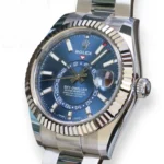 Rolex Sky-Dweller Blue Dial 326934 Oyster Bracelet New Unworn New Old Stock 2022 full set with box and papers for sale at Calibre24 Luxury Watches Perth Australia 07
