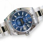 Rolex Sky-Dweller Blue Dial 326934 Oyster Bracelet New Unworn New Old Stock 2022 full set with box and papers for sale at Calibre24 Luxury Watches Perth Australia 07