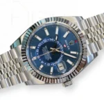 Rolex Sky-dweller Blue Dial 336934 Jubilee Bracelet Band New Unworn 2026 full set with box and papers available at Calibre24 Luxury Watches Perth Australia