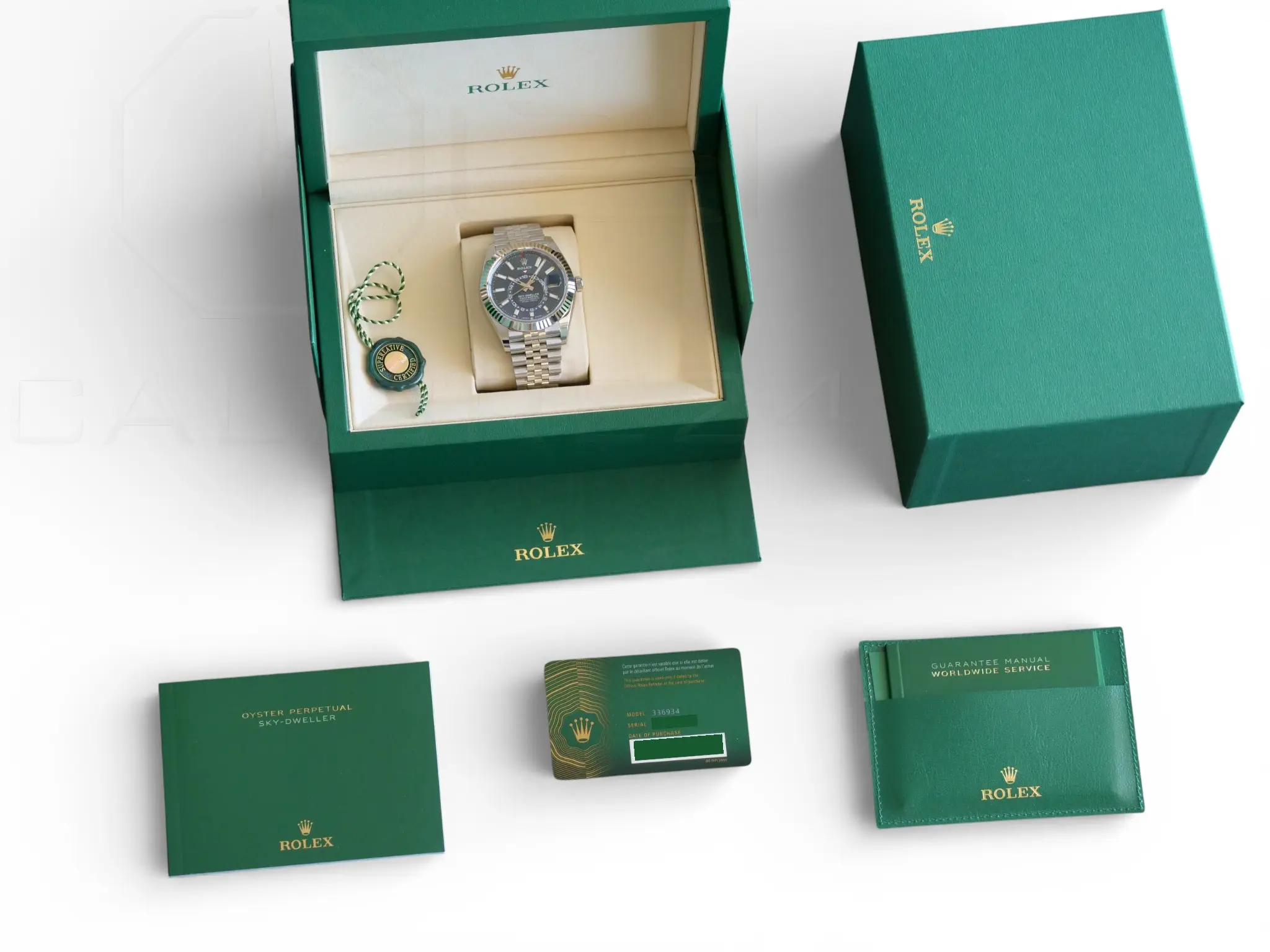 Rolex Sky-dweller Blue Dial Jubilee Bracelet 336934 Band New Unworn 2026 full set with box and papers available at Calibre24 Luxury Watches Perth Australia