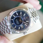 Rolex Sky-dweller Blue Dial Jubilee Bracelet 336934 Band New Unworn 2026 full set with box and papers available at Calibre24 Luxury Watches Perth Australia