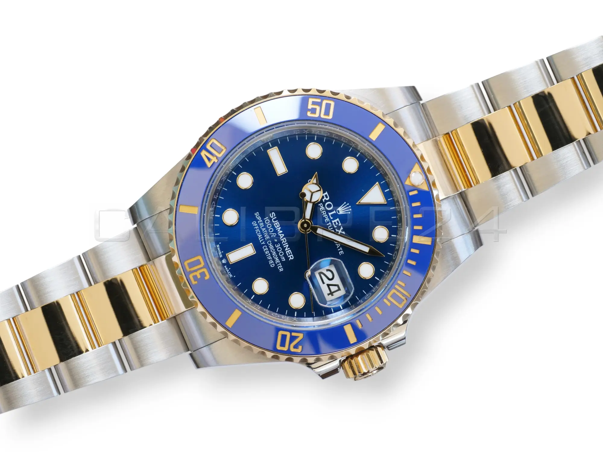Rolex Submariner 41 Bluesy 126613LB Mint Condition 2022 full set with box and papers available at Calibre24 Luxury Watches Perth Australia
