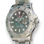 Rolex YachtMaster 40 Slate Dial Rolex Yacht Master 40 Slate Dial 126622 like new Mint 2023 factory Stickered full set with box and papers available at Calibre24 Luxury Watches Perth Australia