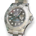 Rolex Yacht Master 40 Slate Dial 126622 like new Mint 2023 factory Stickered full set with box and papers available at Calibre24 Luxury Watches Perth Australia