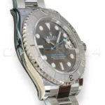 Rolex Yacht Master 40 Slate Dial 126622 like new Mint 2023 factory Stickered full set with box and papers available at Calibre24 Luxury Watches Perth Australia