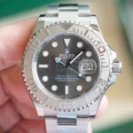 Rolex Yacht Master 40 Slate Dial 126622 like new Mint 2023 factory Stickered full set with box and papers available at Calibre24 Luxury Watches Perth Australia