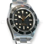 Tudor Black Bay 58 black gilt dial M79030N front view 39mm steel