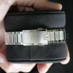Omega Speedmaster 321 Ed White flat-link stainless steel bracelet 1039 vintage style folding clasp