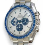 Omega Speedmaster Silver Snoopy Award 50th Anniversary Mint Condition with bracelet 2024 full set with box and papers for sale at Calibre24 Luxury Watches Perth Australia