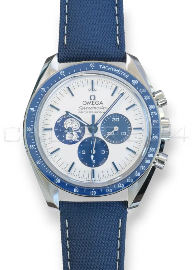 Omega Speedmaster Silver Snoopy Award Anniversary 2026 Brand New full set with box and papers available at Calibre24 Luxury Watches Perth Australia