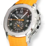 Patek Philippe Aquanaut 5968A‑001 Flyback Chronograph Sunburst Charcoal Gray Dial 2021 Full Box & Papers at calibre24 Australia
