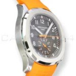 Patek Philippe Aquanaut 5968A‑001 Flyback Chronograph Sunburst Charcoal Gray Dial 2021 Full Box & Papers at calibre24 Australia