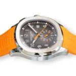 Patek Philippe Aquanaut 5968A‑001 Flyback Chronograph Sunburst Charcoal Gray Dial 2021 Full Box & Papers at calibre24 Australia