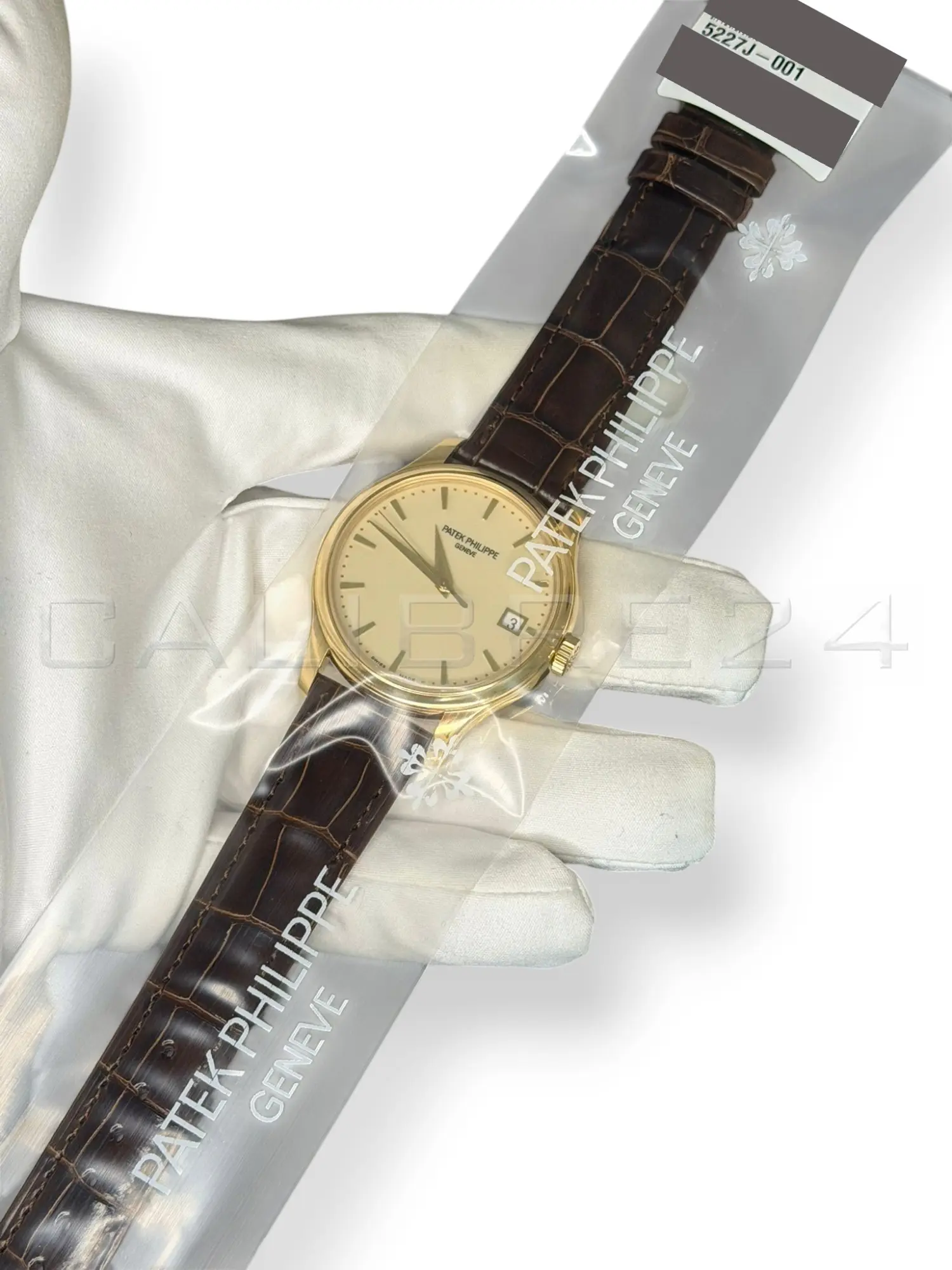 Patek Philippe Calatrava Yellow Gold Hinged Caseback Ref 5227J‑001 2025 Full Box & Papers at calibre24 Australia