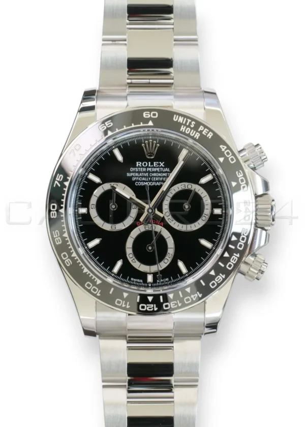 Rolex Cosmograph Daytona Black Dial Ceramic Bezel 126500LN, 2026 Brand New Full Box & Papers at calibre24 Australia