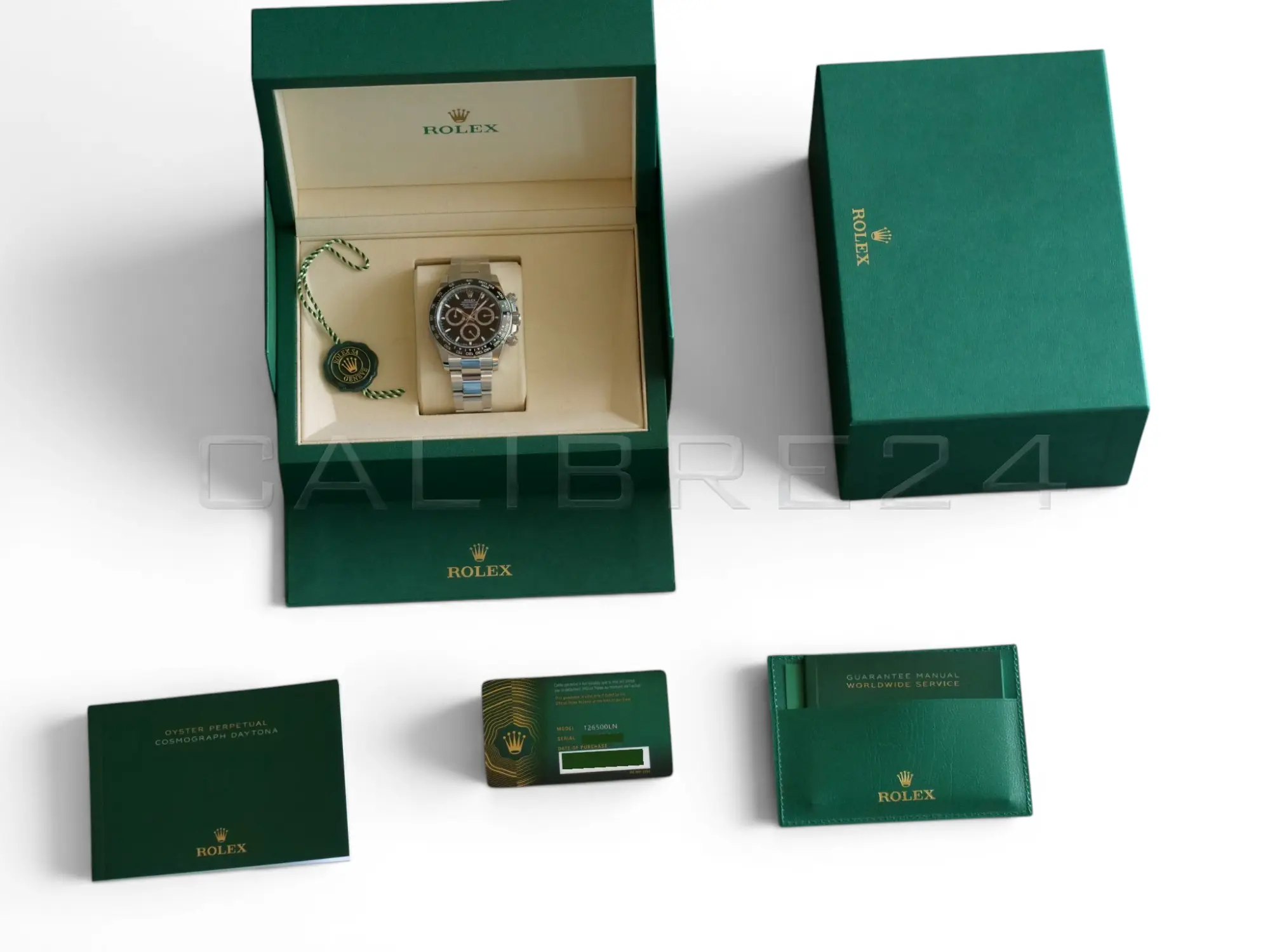 Rolex Cosmograph Daytona Black Dial Ceramic Bezel 126500LN, 2026 Brand New Full Box & Papers at calibre24 Australia