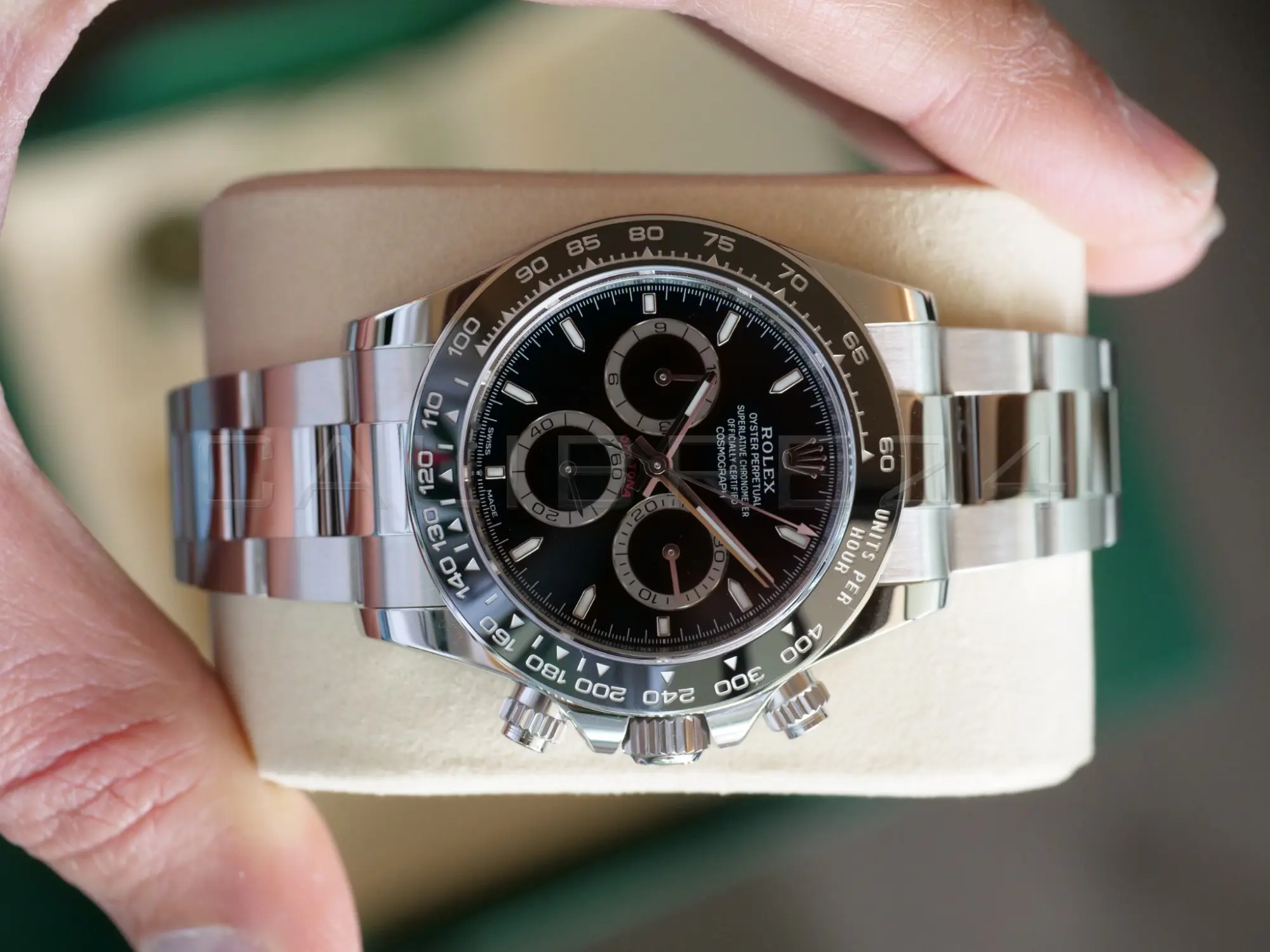 Rolex Cosmograph Daytona Black Dial Ceramic Bezel 126500LN, 2026 Brand New Full Box & Papers at calibre24 Australia