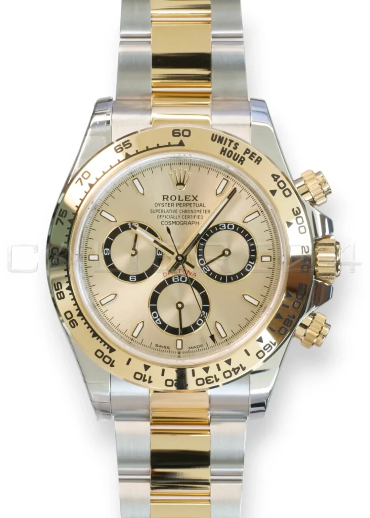 Rolex Cosmograph Daytona two-tone Champagne Dial Oystersteel & Yellow Gold 126503 Brand New 2025 Full Box & Papers at calibre24 Australia