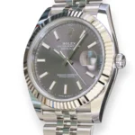 Rolex DateJust 41 126334 Fluted Bezel Slate Dial Jubilee Bracelet Brand New 2025 full set with box and papers for sale at Calibre24 Luxury Watches Perth Australia
