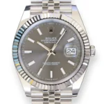 Rolex Datejust 41 Slate Dial Rolex DateJust 41 126334 Fluted Bezel Slate Dial Jubilee Bracelet Brand New 2025 full set with box and papers for sale at Calibre24 Luxury Watches Perth Australia