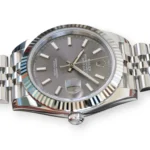 Rolex DateJust 41 126334 Fluted Bezel Slate Dial Jubilee Bracelet Brand New 2025 full set with box and papers for sale at Calibre24 Luxury Watches Perth Australia