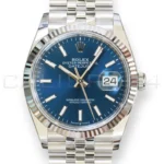 Rolex Datejust 36 Bright Blue126234 Blue Dial Fluted Bezel Jubilee bracelet 2026 Brand New Unworn full set with box and papers available at Calibre24 Luxury Watches Perth Australia