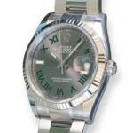 Rolex Datejust 36 Wimbledon Dial 126234 fluted bezel Oyster bracelet Brand 2025 Condition full set with box and papers for sale at Calibre24 Luxury Watches Perth Australia