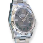 Rolex Datejust 36 Wimbledon Dial 126234 fluted bezel Oyster bracelet Brand 2025 Condition full set with box and papers for sale at Calibre24 Luxury Watches Perth Australia