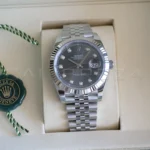 Rolex Datejust 41 slate diamond 126334 2026 brand new full set box green warranty card papers Calibre24 Perth