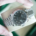 Rolex Datejust 41 slate diamond 126334 2026 brand new full set box green warranty card papers Calibre24 Perth