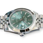 Rolex Datejust 41 Mint Green 126300 Dmooth Bezel Jubilee Bracelet 2026 Brand New Unworn 2025 full set with box and papers available at Calibre24 Luxury Watches Perth Australia