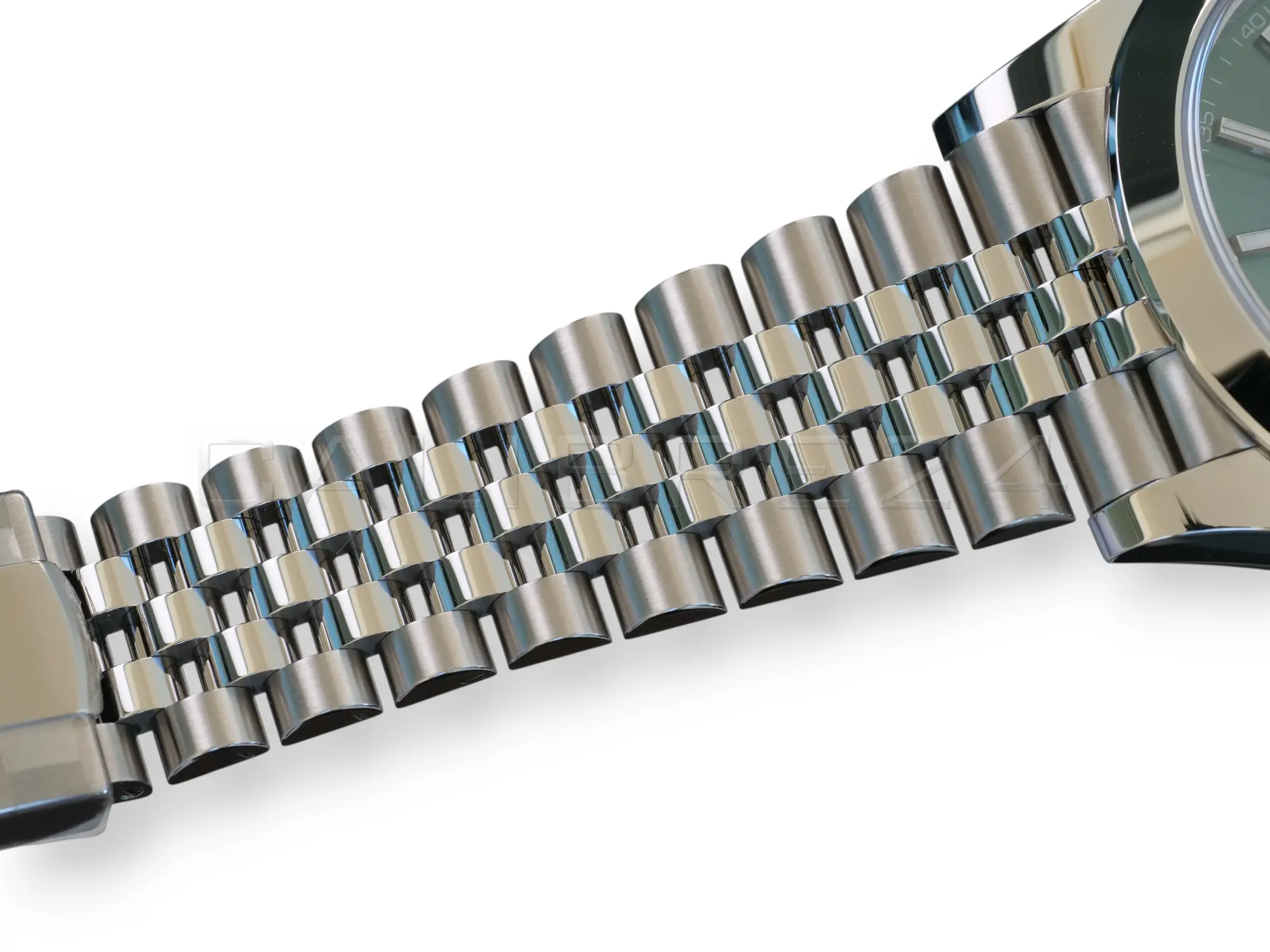 Rolex Datejust 41 Mint Green 126300 Dmooth Bezel Jubilee Bracelet 2026 Brand New Unworn 2025 full set with box and papers available at Calibre24 Luxury Watches Perth Australia