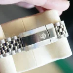 Rolex Datejust 41 Mint Green 126300 Dmooth Bezel Jubilee Bracelet 2026 Brand New Unworn 2025 full set with box and papers available at Calibre24 Luxury Watches Perth Australia