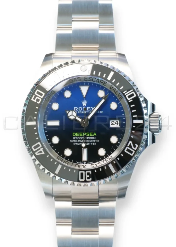 Rolex Deepsea James Cameron D-Blue 136660 Sea Dweller 2024 full set with box and papers available at Calibre24 Luxury Watches Perth Australia