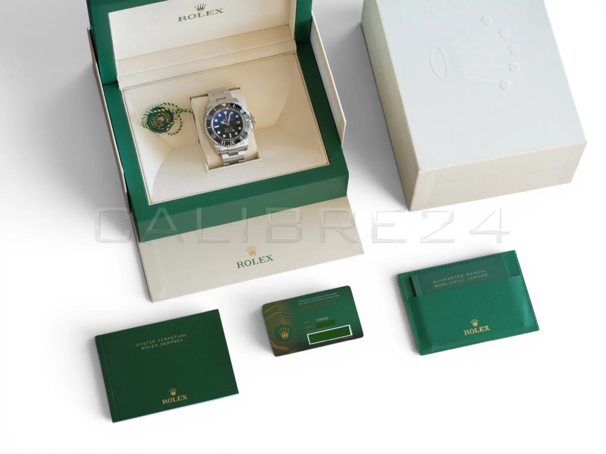 Rolex Deepsea James Cameron D-Blue 136660 Sea Dweller 2024 full set with box and papers available at Calibre24 Luxury Watches Perth Australia