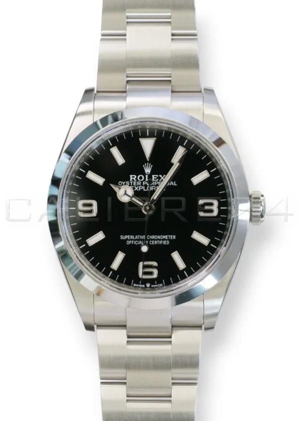 Rolex Explorer 36 Black Dial 124270 Excellent Condition 2022 Full Box & Papers at calibre24 Australia
